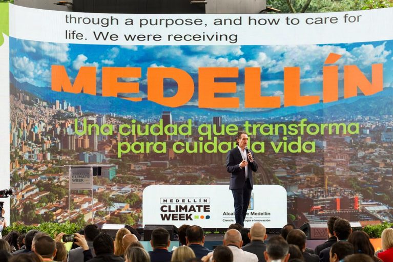 Climate Week Biodiversity, de Londres y Nueva York a Medellín: alcalde Federico Gutiérrez instala este encuentro que reconoce a la ciudad por su acción climática
