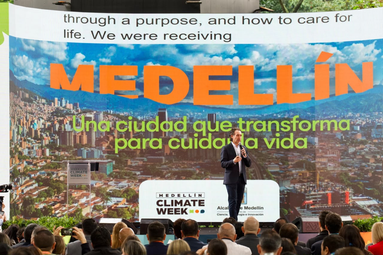 Climate Week Biodiversity, de Londres y Nueva York a Medellín: alcalde Federico Gutiérrez instala este encuentro que reconoce a la ciudad por su acción climática
