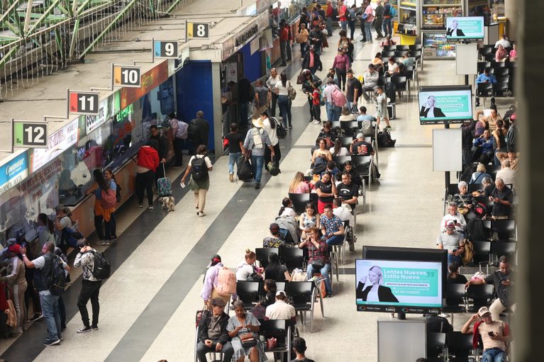 759.600 personas viajaron por Terminales Medellín en la semana de receso escolar